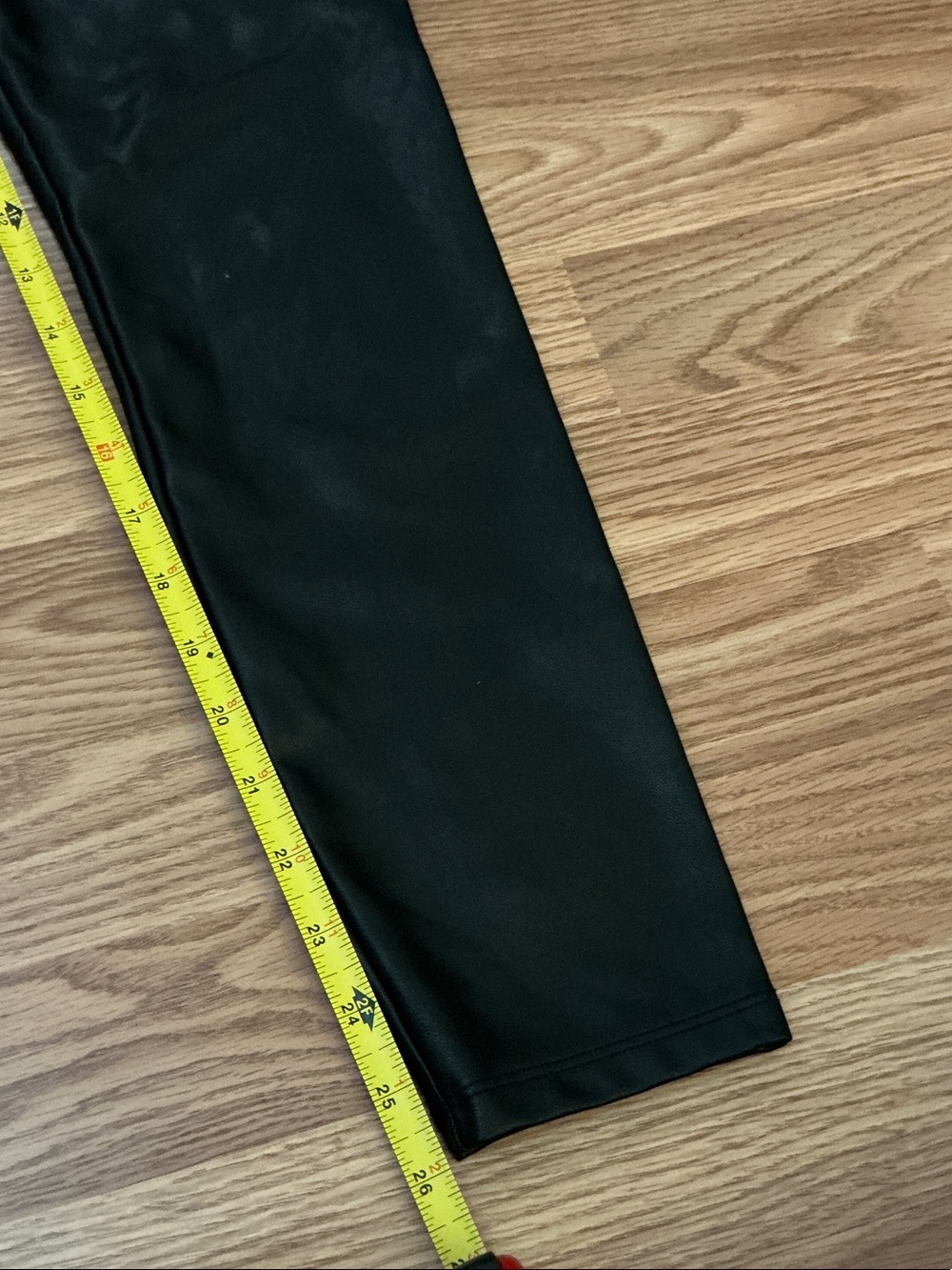 Abercrombie & Fitch Black Faux Leather Leggings Size Small - Picture 6 of 6